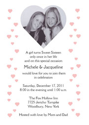 Sweet 16 Invites, Sweet Sixteen Party Invitations