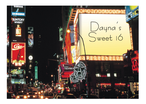 Sweet 16 Invitation