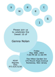 Sweet 16 Invites, Sweet Sixteen Party Invitations