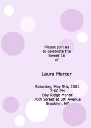 Sweet 16 Invites, Sweet Sixteen Party Invitations