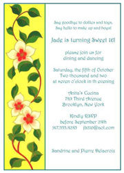 Sweet 16 Invitations, Sweet Sixteen Party Invitations