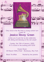 Sweet 16 Invites, Sweet Sixteen Party Invitations