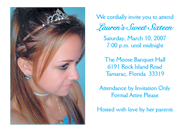 Sweet Sixteen Invitation