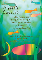 Sweet 16 Invitations, Sweet Sixteen Party Invitations