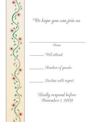Response Card