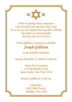 Unveiling Ceremony Announcement