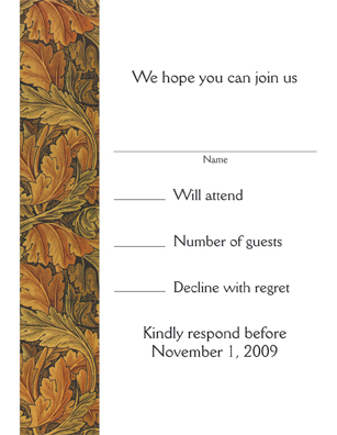 Response Card