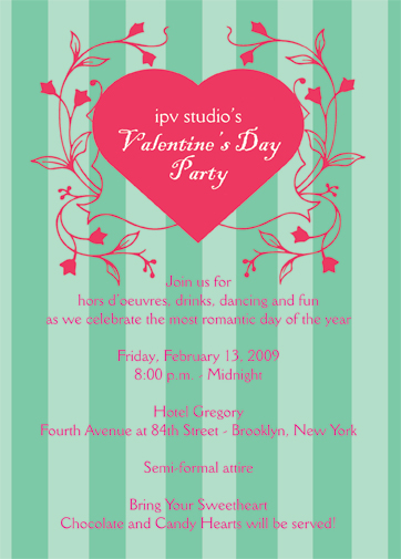 Valentines Party Invitation