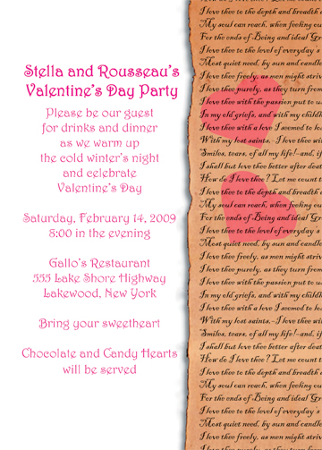 Valentines Party Invitation