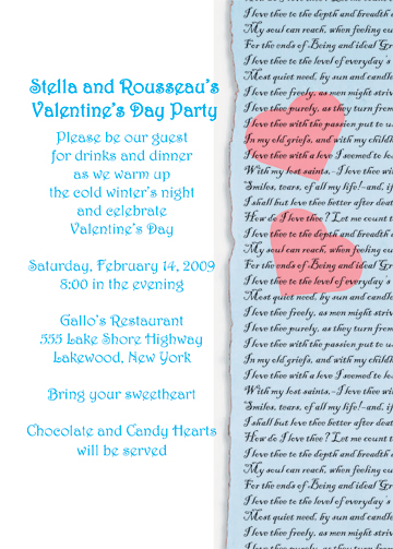 Valentines Party Invitation