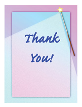 Kid's Thank You Note Card