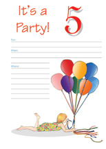 Birthday Party Invitation for Kids