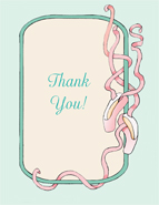 Kid's Thank You Note Card