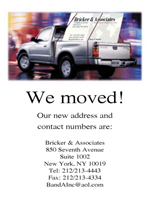 New Address Moving Card