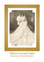 Fiftieth Wedding Anniversary Party Invitation