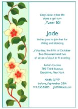 Sweet Fifteen Invitation