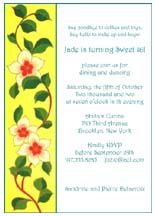 Sweet Fifteen Invitation
