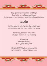 Sweet Fifteen Invitation