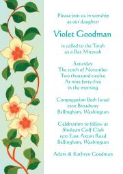 Bar Mitzvah, Bat Mitzvah Invitation