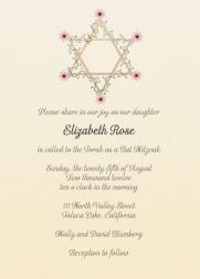 Bar Mitzvah, Bat Mitzvah Invitation