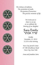 Baby Naming Invitation