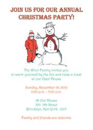 Christmas Party Invitation, CPIT-02