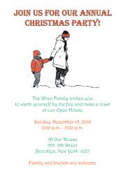 Christmas Party Invitation, CPIT-04