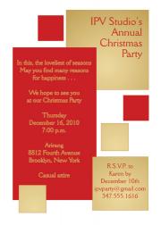 Christmas Party Invitation, CPIT-05