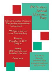 Christmas Party Invitation, CPIT-06