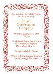 Christmas Party Invitation Christmas Party Invitation, CPIT-08