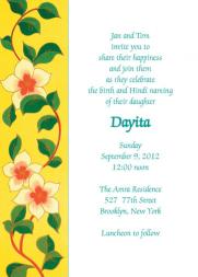 Namkaran Baby Naming Invitation