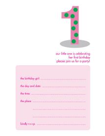 Children's Birthday Party Invitation - KBIF-02