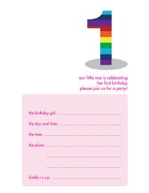 Children's Birthday Party Invitation - KBIF-05