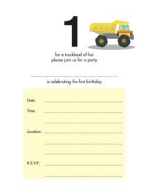 Children's Birthday Party Invitation Children's Birthday Party Invitation - KBIF-11