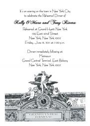 New York City Theme Party Invitation