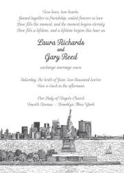 New York City Theme Party Invitation