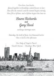 New York City Theme Party Invitation