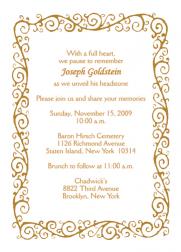 unveiling invitation cards