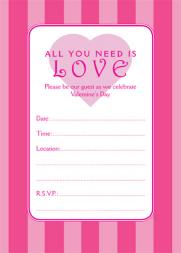 Valentines Day Party Invitation, VPIT-01