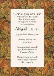 Baby Naming Invitation