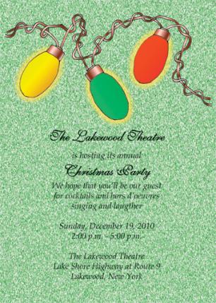 Christmas Party Invitation, CPIT-09