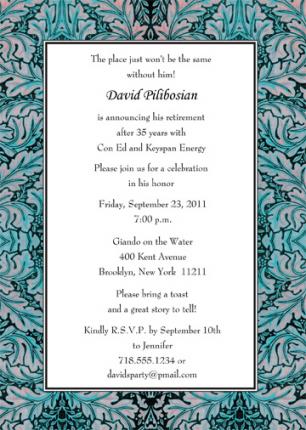 Retirement Party Invitation - RPIT-20_5x7