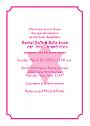 Baby Naming Invitation