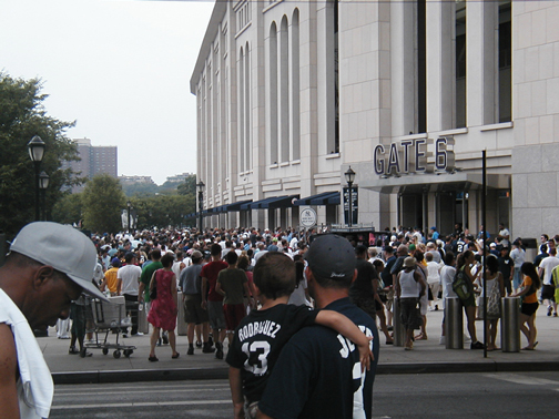 Outside Yankee Stadium
