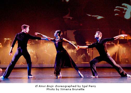 Peridance Contemporary Dance Company - El Amor Brujo - photo by Ximena Brunette