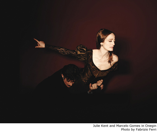 Julie Kent and Marcelo Gomes in Onegin - Photo by Fabrizio Ferri