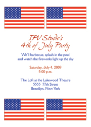 4th of July Party Invitation