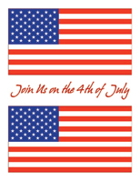 4th of July Party Invitation