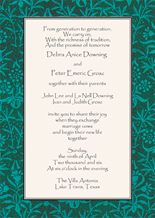 Commitment Ceremony  Gay & Lesbian Wedding Invitation