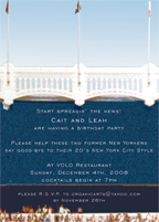 Brooklyn Theme Invitations